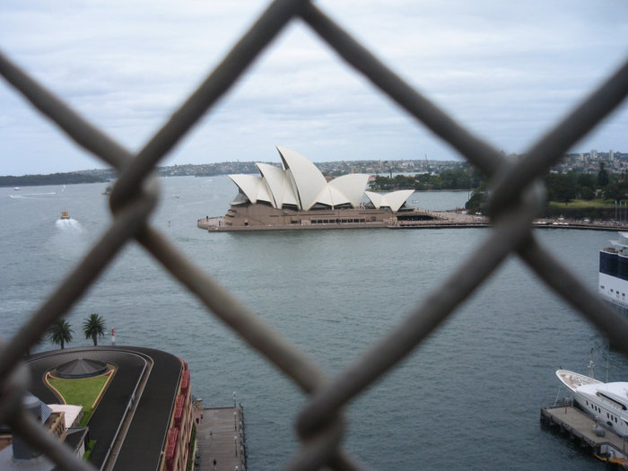 Вид с моста на Оперный Театр Сидней, Австралия