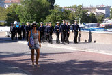 Моряки на Севастопольской улице