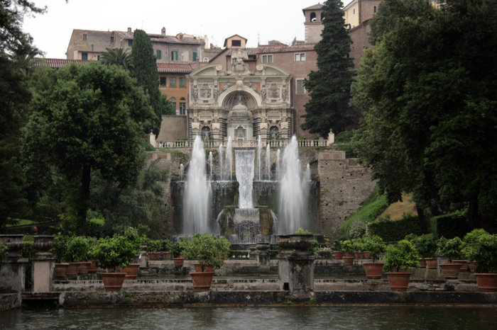 фонтаны в парке виллы д’Эсте Тиволи, Италия