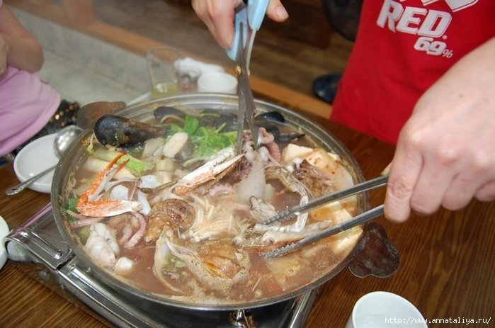Суп из морепродуктов Республика Корея