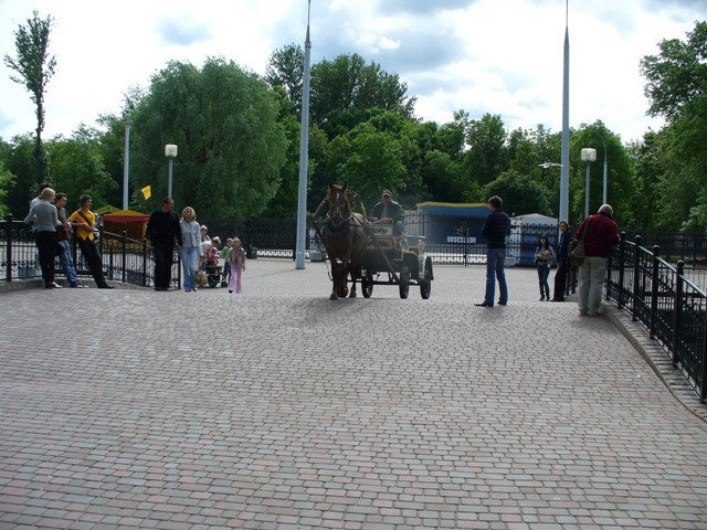 Весело скачет по дорожкам парка одна лошадиная сила Брест, Беларусь