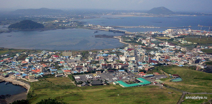 Вид с кратера Чеджу, Республика Корея