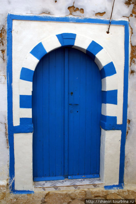 Синяя дверь Хаммамет, Тунис