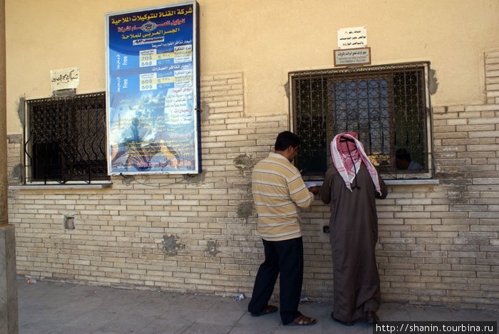 Билетная касса парома Дахаб, Египет