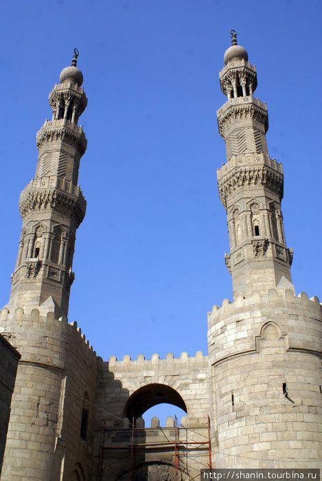 Ворота с двумя минаретами Каир, Египет