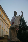 Амфитрита. Одна из четырех статуй по углам Ратуши. Решили добавить античной девушке украинского колорита...