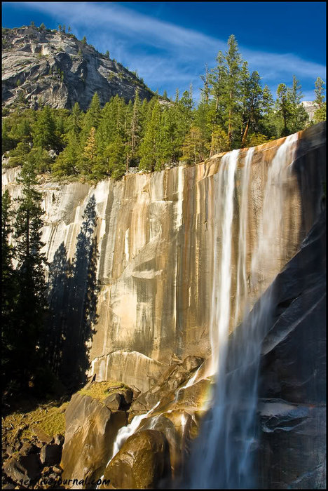 Vernal Fall Йосемити Национальный Парк, CША