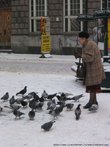 А вообще, Торунь — совершенно тихий, спокойный и провинциальный городок. В нем совсем нет туристов. И польские бабушки здесь кормят голубей хлебными крошками! :)