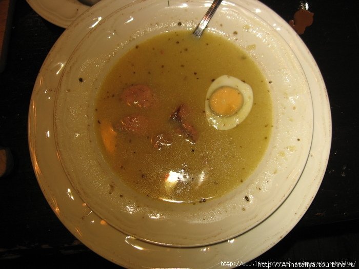 Национальный польский суп журек Польша