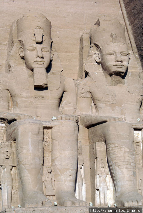 Два фараона Абу-Симбел, Египет