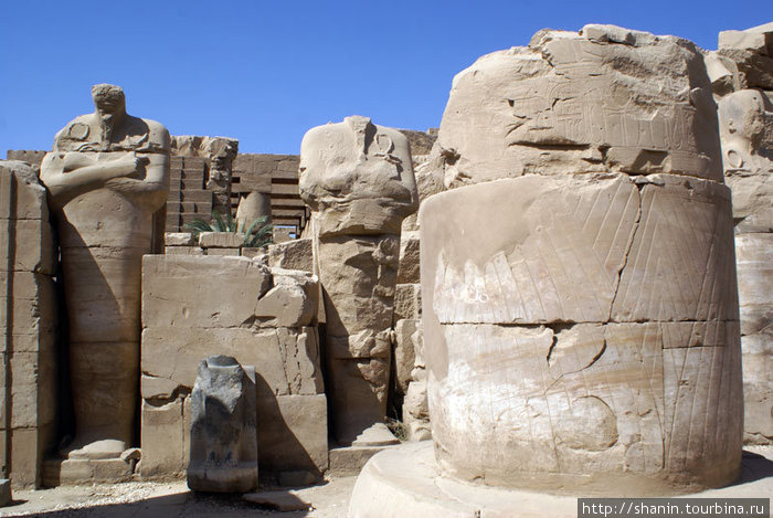 Стражи ворот Луксор, Египет
