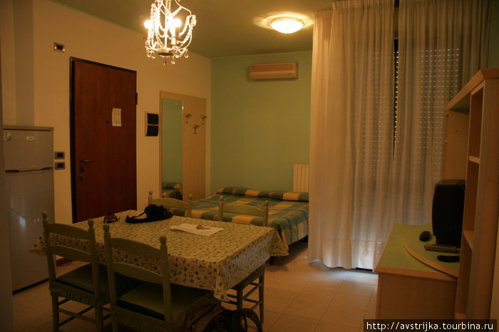 гостиная в апартаментах Residence Viale Venezia Верона, Италия