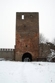 Набатная башня, находящаяся рядом с входом в крепость.