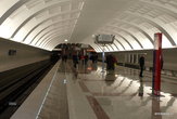 В общем, не зря московский мэр с компанией тусовался вчера на открытии именно этой станции. Она, на наш взгляд, самая красивая из всех, хотя, по-моему, и несколько напоминает дизайном станцию метро Строгино.