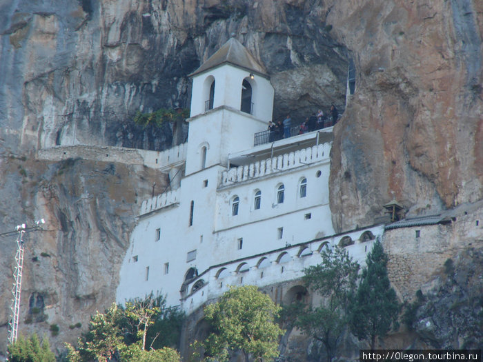 Построенный высоко в скале Черногория