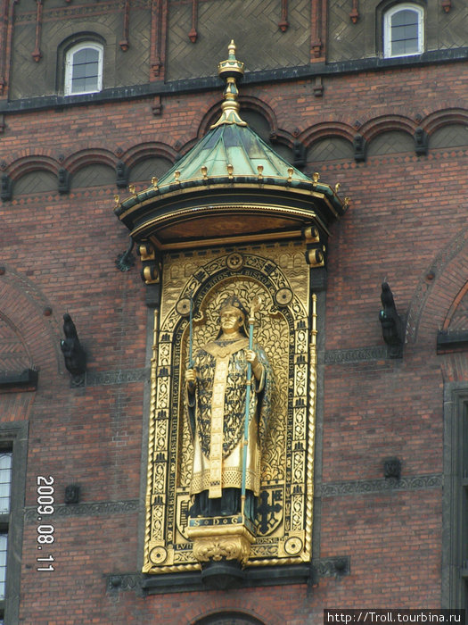 Статуя основателя города Копенгаген, Дания