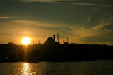 Закат над мечетью Фатих