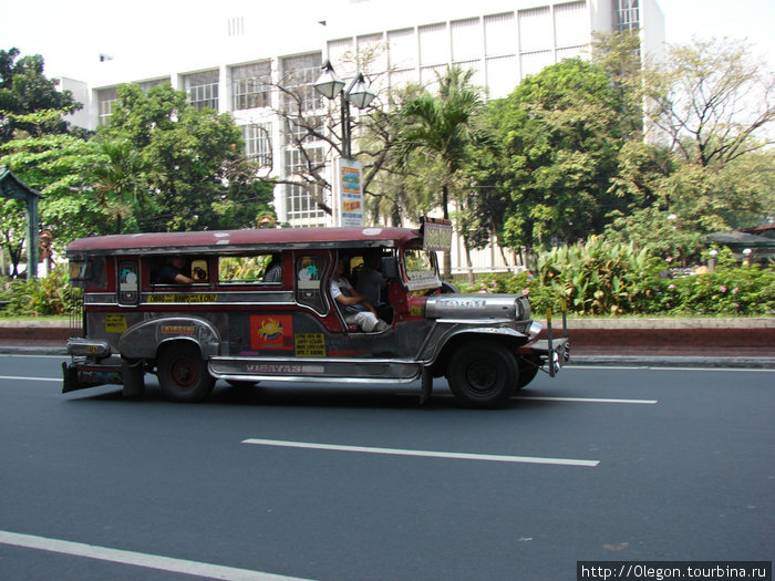 Самый популярный транспорт Филиппин Филиппины