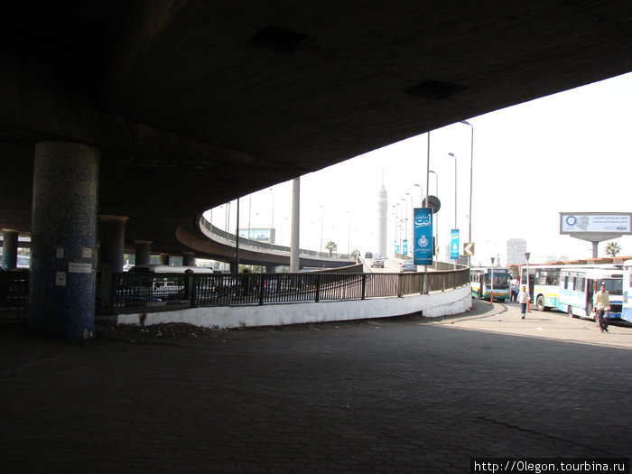 В жарком мегаполисе можно спрятаться под бетоным мостом Каир, Египет