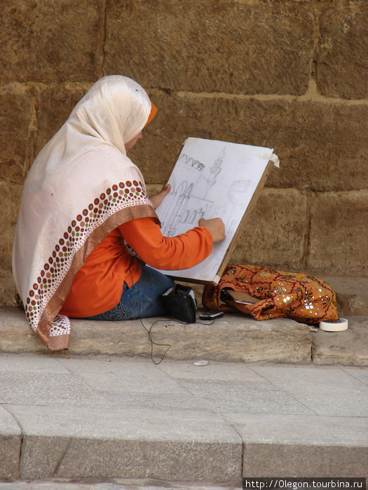 От окружающей красоты хочется рисовать Каир, Египет