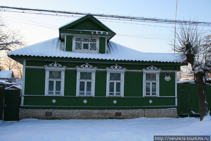 Типичный домик старого города. Старая Русса, Россия