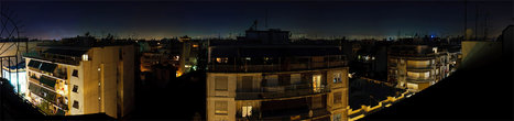 Ночная панорама с балкона номера 703.