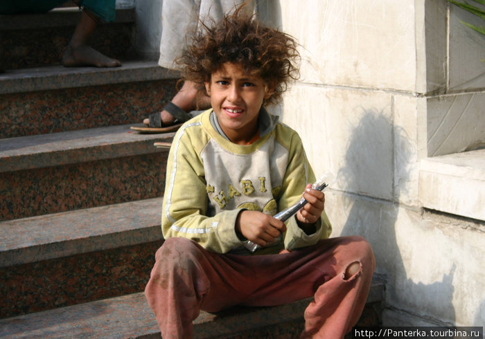Маленький абориген... Каир, Египет