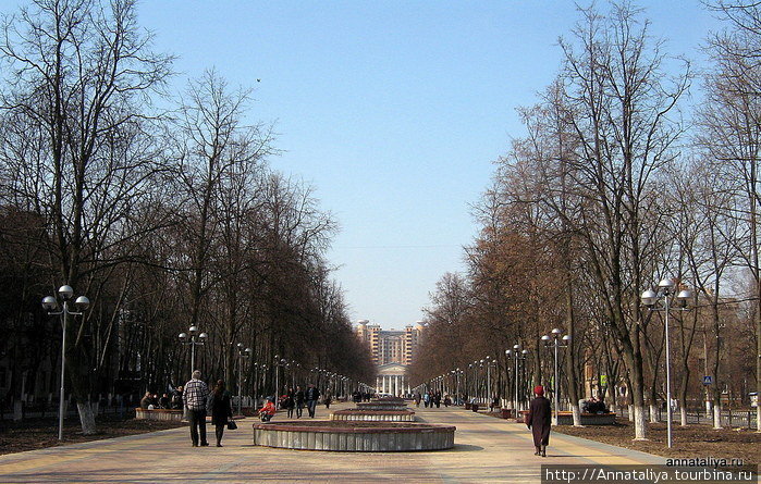 Пешеходная зона в центре города