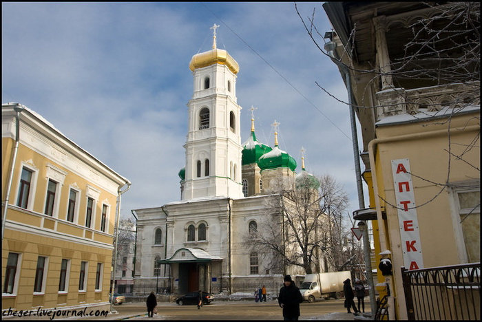 Вознесенская церковь сейчас реставрируется Нижний Новгород, Россия