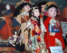 Ну, и наконец, есть еще в музее экспозиция с японскими куклами.