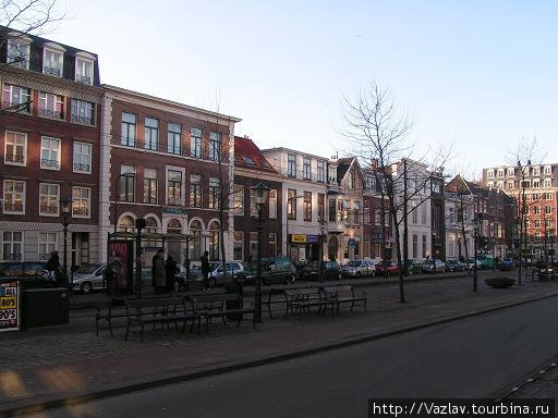 Обычная улочка Гаага, Нидерланды