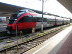 Транспортная сеть представлена пятью линиями метрополитена, автобусами, трамваями и системой пригородного и внутригородского железнодорожного транспорта именуемой Schnellbahn (на фото)