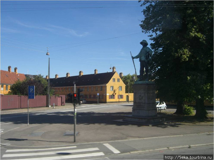 Один из типовых домиков Копенгаген, Дания