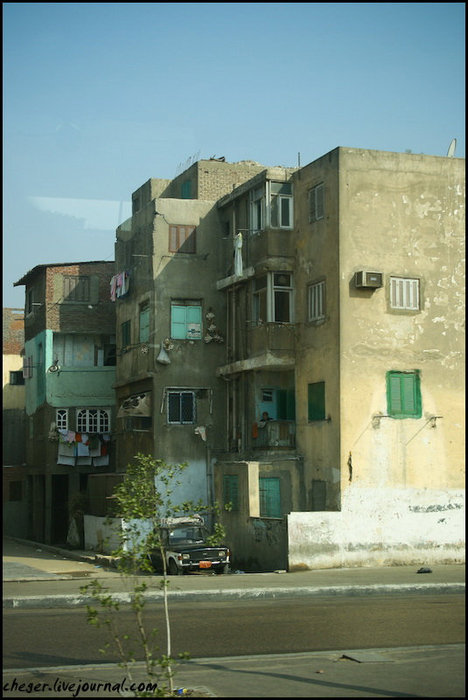 Вот так выглядит обыкновенный каирский дом Каир, Египет