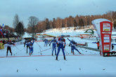 Финишируют российские лыжники