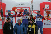 После завершения мужского спринта весь пьедестал заняли российские лыжники: Николай Морилов (1-е место), Алексей Петухов (2-е место), Никита Крюков (3-е место)