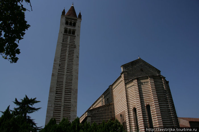 базилика Сан-Дзено-Маджоре Верона, Италия