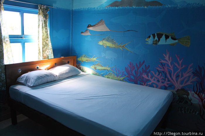 Спальня в аквариуме Группа Вити Леву, Фиджи