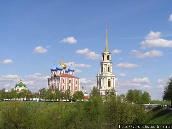 Вид на Кремль. Рязань, Россия