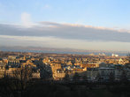 панорама города с высоты Эдинбургского Замка