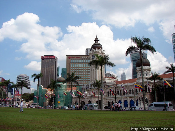 Видны все прелести столицы Куала-Лумпур, Малайзия