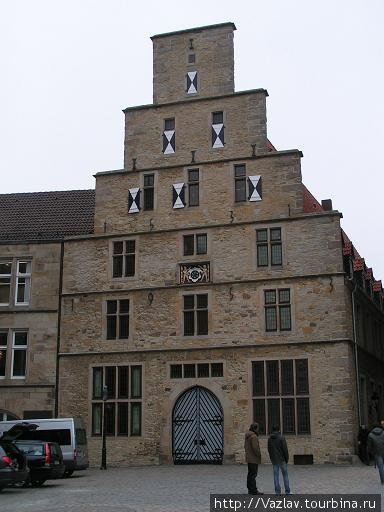 Здание со ставнями Оснабрюк, Германия