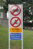 На мопедах и велосипедах нельзя, можно только на грузовиках или пешком