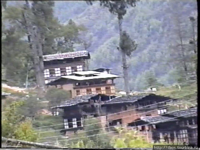 Бутанские дома Бутан
