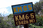6.5 км на высоте 3426 метров