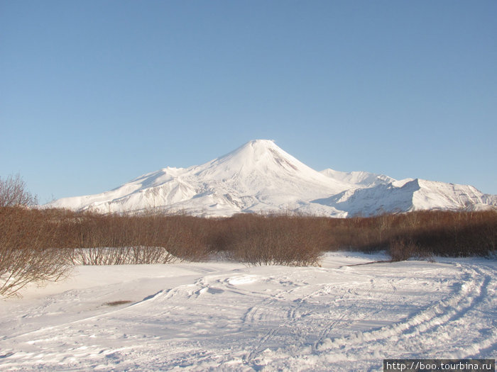 К вулканам на снегоходах Петропавловск-Камчатский, Россия