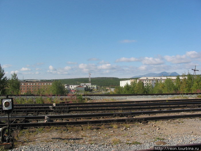 Харп. Вид со станции Харп, Россия