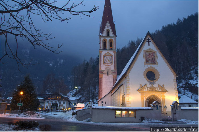 В каждом, даже самом маленьком поселении, обязательно есть собор. Ленгенфельд, Австрия