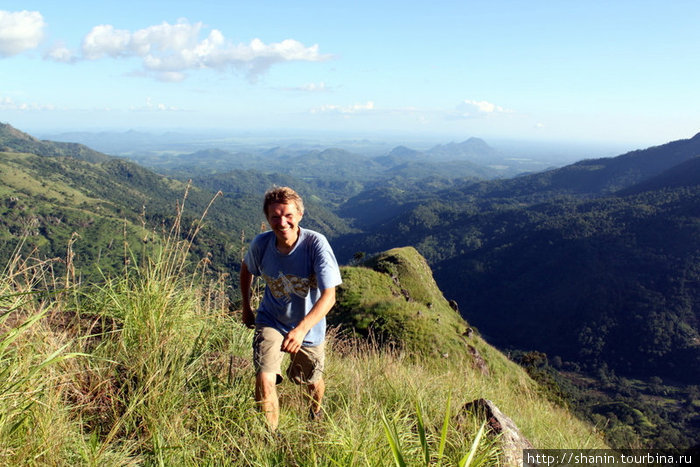 Последние шаги до вершины Малого пика Адама Элла, Шри-Ланка