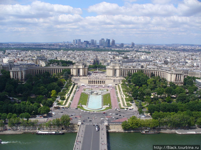 Трокадеро (увеличение) Париж, Франция